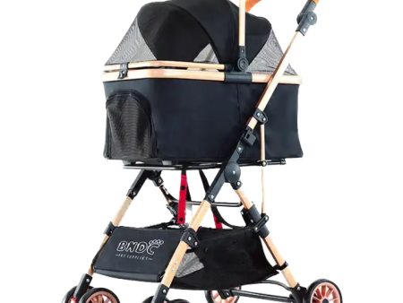 BNDC Pet Stroller 103 For Cats & Dogs (Black) Online Hot Sale