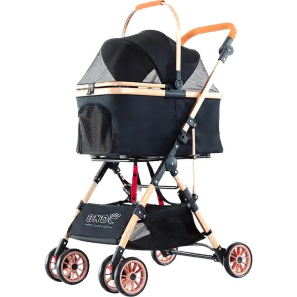 BNDC Pet Stroller 103 For Cats & Dogs (Black) Online Hot Sale