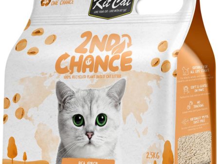 25% OFF: Kit Cat 2nd Chance Pea Fiber Clumping Cat Litter 2.5kg Hot on Sale