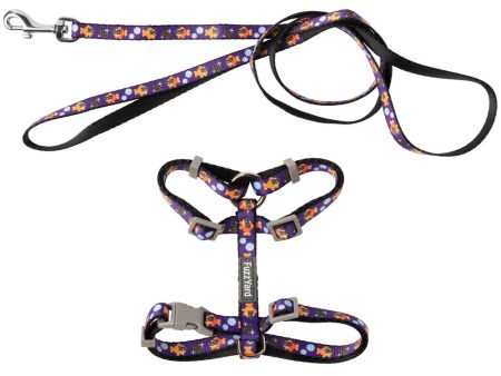 15% OFF: FuzzYard Cat Harness & Leash Walking Set (Caturday Night Fever) Online Hot Sale