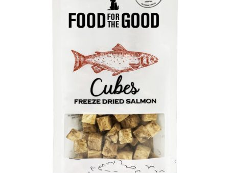 25% OFF: Food For The Good Salmon Cubes Freeze-Dried Treats For Cats & Dogs 70g Online Hot Sale