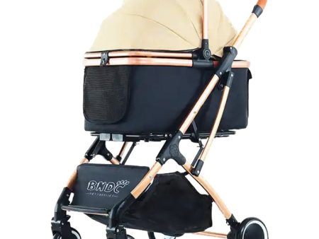 BNDC Pet Stroller 106 For Cats & Dogs (Khaki) Cheap