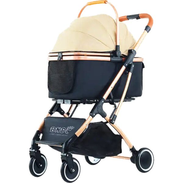 BNDC Pet Stroller 106 For Cats & Dogs (Khaki) Cheap