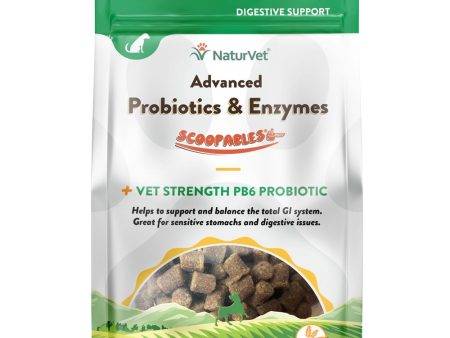 15% OFF: NaturVet Scoopables Advanced Probiotics & Enzymes Digestive Support Dog Supplement 11oz Online