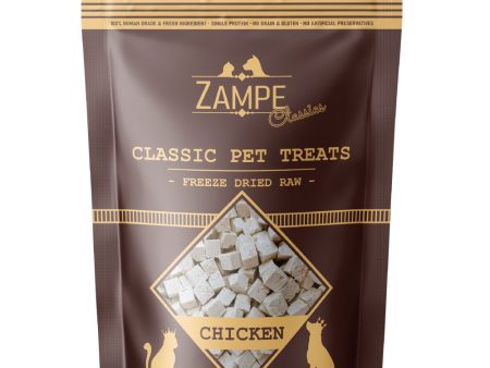 BUNDLE DEAL: Zampe Chicken Grain-Free Freeze-Dried Raw Treats For Cats & Dogs 80g Sale