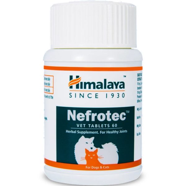 15% OFF: Himalaya Nefrotec Tablets Urinary & Joint Supplement For Cats & Dogs 60ct For Cheap