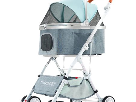 BNDC Pet Stroller 103 For Cats & Dogs (Mint Green) Discount