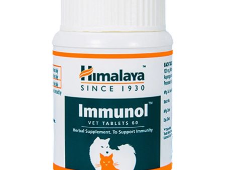 10% OFF (Exp Feb 2025): Himalaya Immunol Tablets Immunity Supplement For Cats & Dogs 60ct Cheap