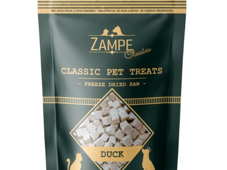 BUNDLE DEAL: Zampe Duck Grain-Free Freeze-Dried Raw Treats For Cats & Dogs 80g Online