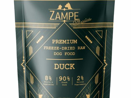 BUNDLE DEAL: Zampe Duck Grain-Free Freeze-Dried Raw Dog Food 400g on Sale