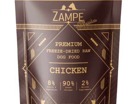 BUNDLE DEAL: Zampe Chicken Grain-Free Freeze-Dried Raw Dog Food 400g For Cheap