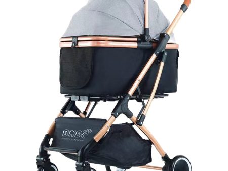 BNDC Pet Stroller 106 For Cats & Dogs (Grey) on Sale