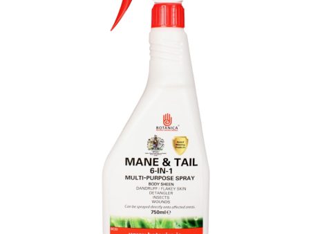 Botanica Mane & Tail 6-in-1 Multipurpose Spray For Cats & Dogs 750ml Online Sale