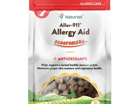 15% OFF: NaturVet Scoopables Aller-911 Allergy Aid Dog Supplement 11oz Supply