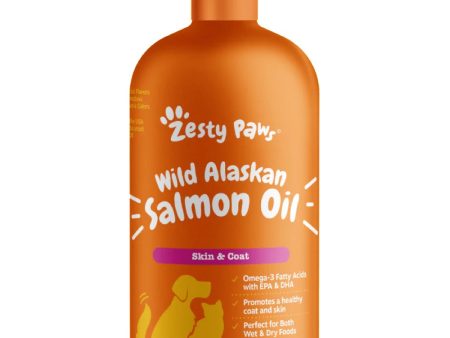 10% OFF: Zesty Paws Wild Alaskan Salmon Oil Supplement For Cats & Dogs For Sale