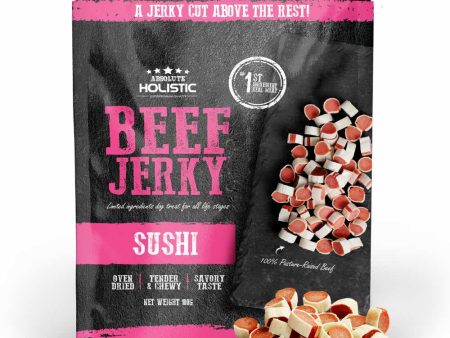 20% OFF: Absolute Holistic Beef Jerky Sushi Dog Treats 100g Online