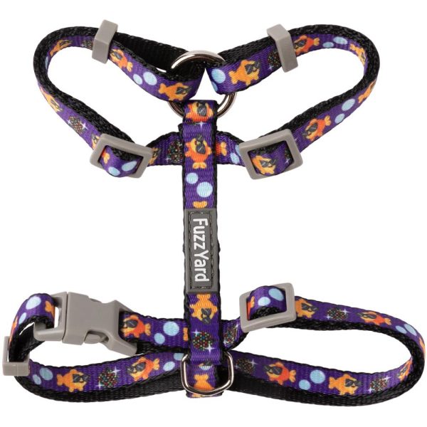 15% OFF: FuzzYard Cat Harness & Leash Walking Set (Caturday Night Fever) Online Hot Sale