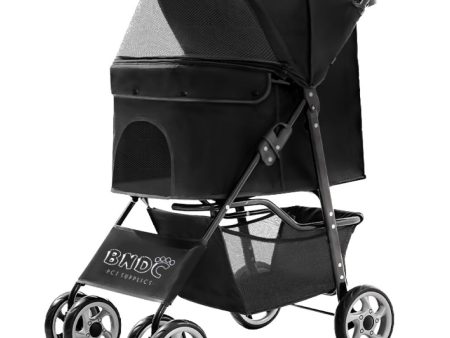 BNDC Pet Stroller 102 For Cats & Dogs (Black) For Sale