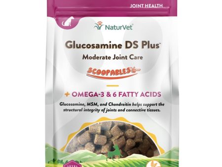 15% OFF: NaturVet Scoopables Glucosamine DS Plus Moderate Joint Care Dog Supplement 11oz Fashion