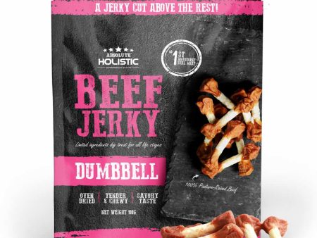 20% OFF: Absolute Holistic Beef Jerky Dumbbell Dog Treats 100g Online Hot Sale