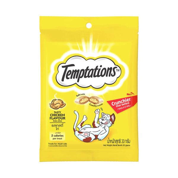 12 FOR $11: Temptations Tasty Chicken Cat Treats 30gx12 (1 box) Online Hot Sale