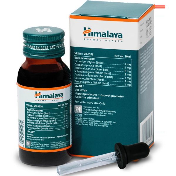 10% OFF (Exp Feb 2025): Himalaya Liv.52 Drops Liver Supplement & Appetite Stimulant For Cats & Dogs 30ml Sale