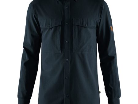 Fjallraven Abisko Trekking Shirt Men s - Dark Navy For Cheap