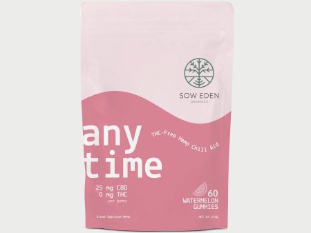 Anytime Gummy | CBD + CBG Formula (THC Free) on Sale