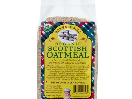 Bob’s Red Mill Organic Scottish Oatmeal 566g Supply