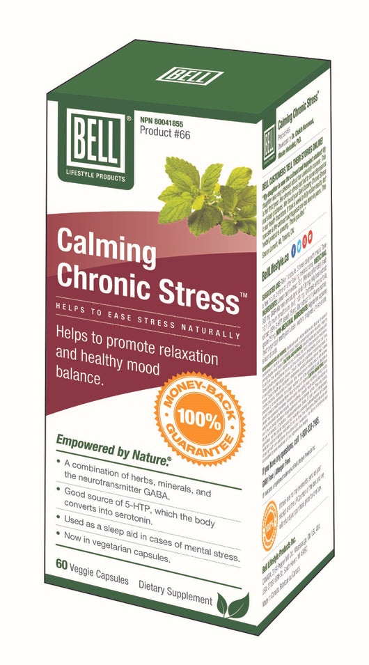 Bell Lifestyle Products #66 Calming Chronic Stress 60 Capsules Supply