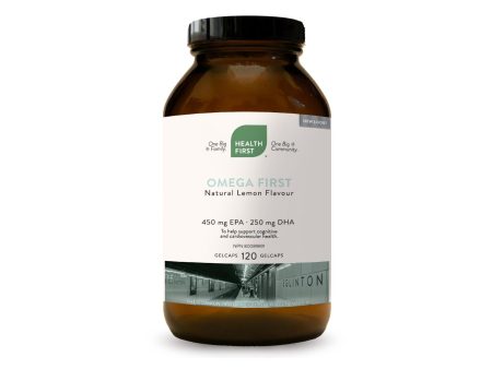 Health First Omega First Omega 3 Fish Oil 120 Capsules Supply