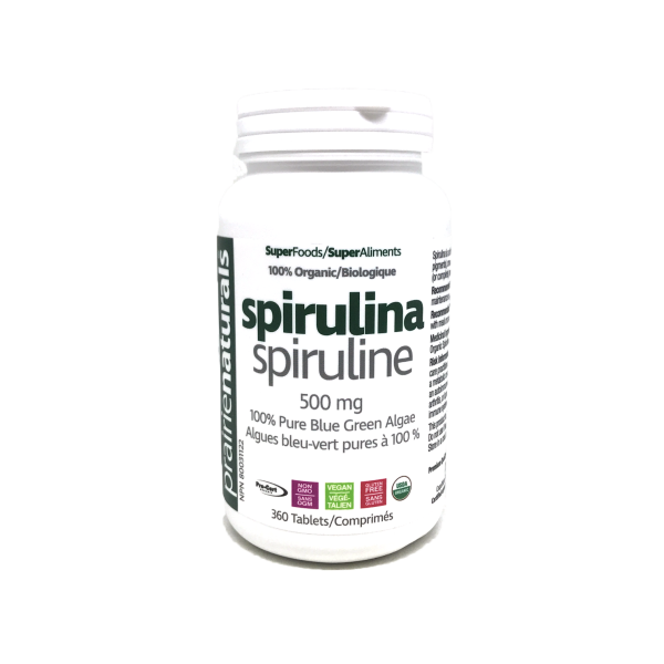 Prairie Naturals Spirulina 360 Tablets Online now