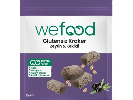 Wefood Glutensiz Zeytinli & Kekikli Kraker 40 g 3 lü For Sale