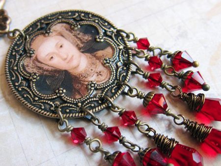 ANNE OF CLEVES Tudor Medallion Necklace For Cheap