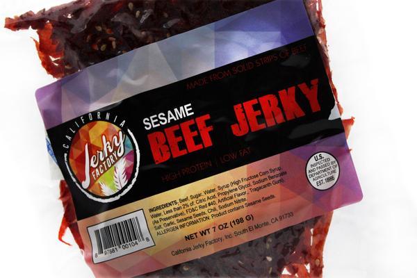 California Jerky Factory - Sesame Beef Jerky For Discount