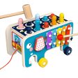 Bare & Co. - Wooden Toy - Elephant Whack-a-Mole with Xylophone Online Sale