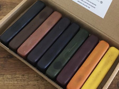 Eco Crayons - Plant Based Crayons - Sticks (9 Pack) Discount