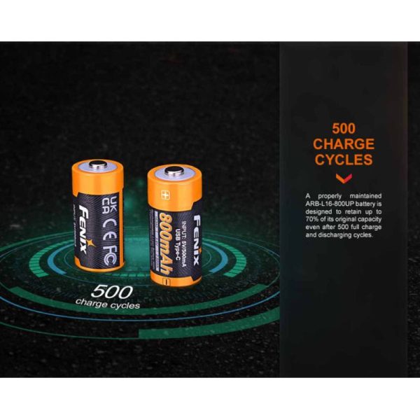 Fenix ARB-L16-800UP 16340 Rechargeable Battery Online