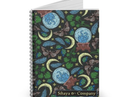 TWILIGHT MOTH Spiral Notebook Cheap