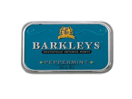 Barkleys Peppermint Natural Mints 40g Fashion