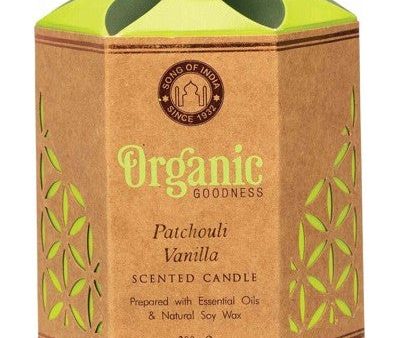 Organic Goodness - Natural Soy Wax Candle - Patchouli Vanilla (200g) Online now