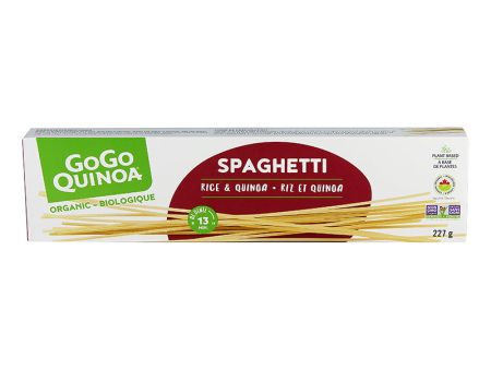 GoGo Quinoa Organic Rice & Quinoa Spaghetti 227g For Discount