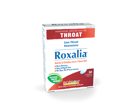 Boiron Roxalia 60 Tablets - Sore Throat, Hoarseness For Discount