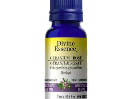 Divine Essence Geranium Rose Essential Oil 15ml Online Sale