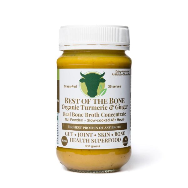 Best of the Bone - Grass-fed Beef Bone Broth Concentrate - Turmeric and Ginger (390g) Hot on Sale