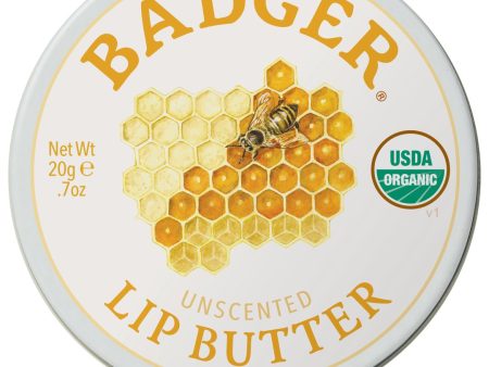 Badger - Lip Butter - Unscented (20g) For Sale