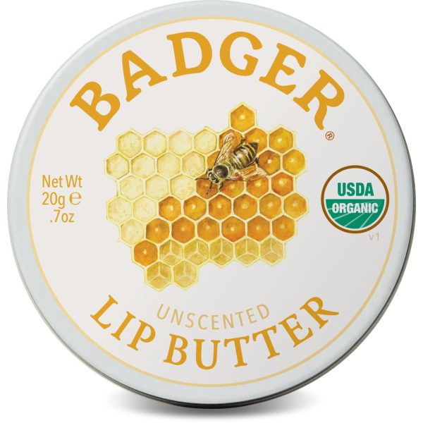 Badger - Lip Butter - Unscented (20g) For Sale