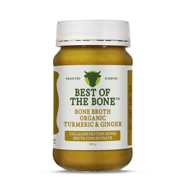 Best of the Bone - Grass-fed Beef Bone Broth Concentrate - Turmeric and Ginger (390g) Hot on Sale