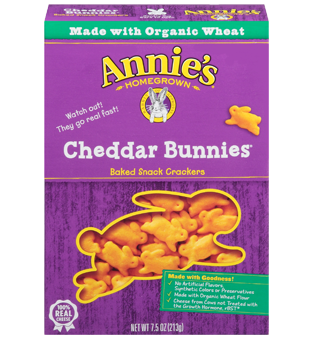 Annie s Cheddar Bunnies 213g Online Sale