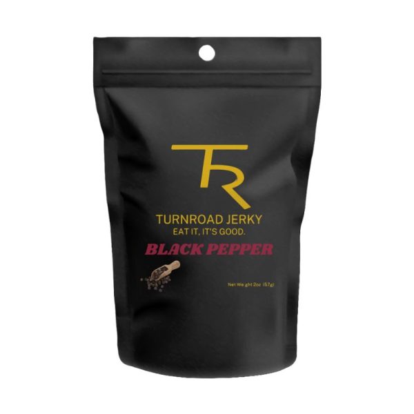 TurnRoad Beef Jerky - Black Pepper For Discount